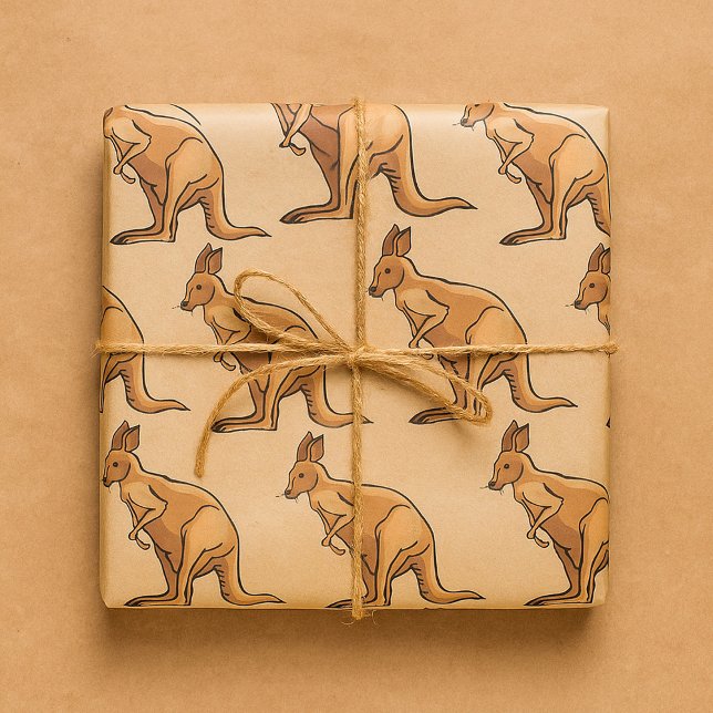 Kangaroo Wrapping Paper (Creator Uploaded)