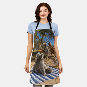 Kangaroos and Koalas BBQ Apron