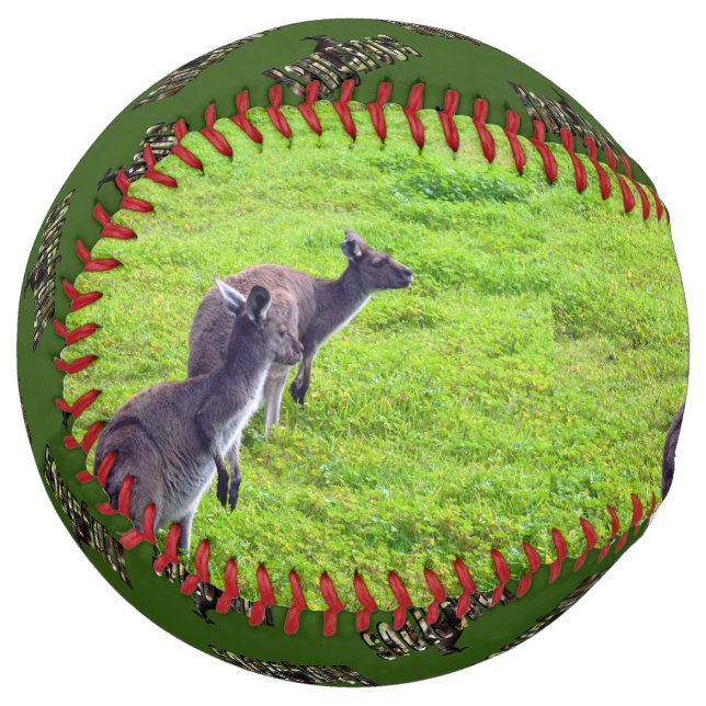 Kangaroos And Logo Design, Softball (Front Left)