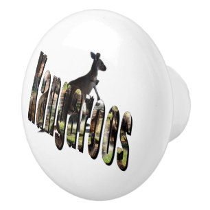 Kangaroos Are In The Name, Ceramic Knob