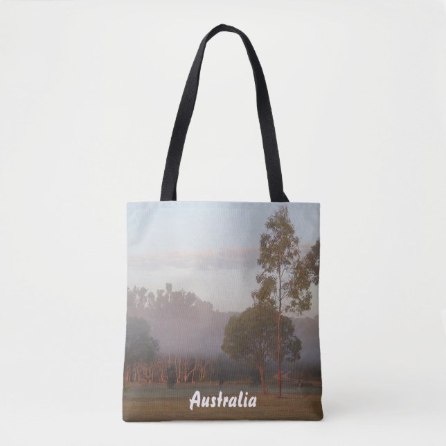 Kangaroos in the fog tote bag (Front)