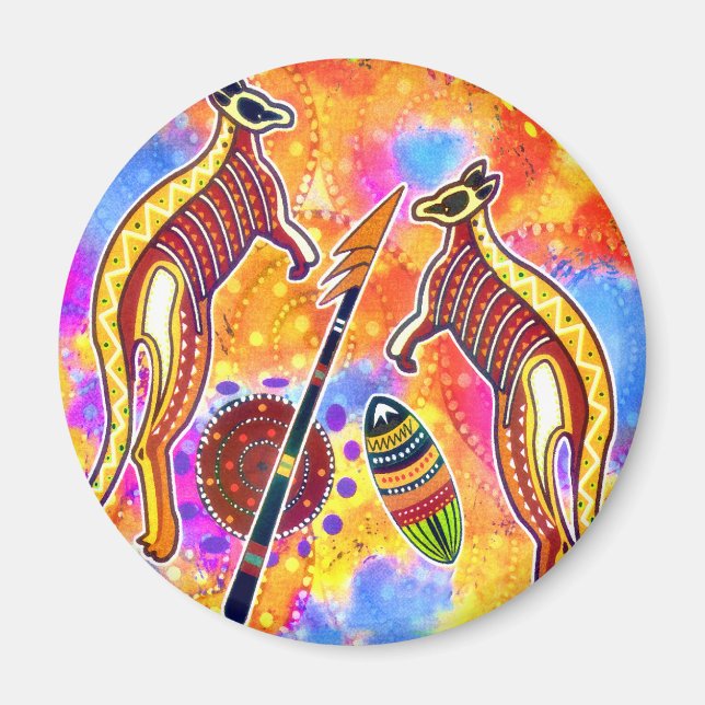 Kangaroos magnet (Front)