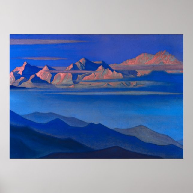 Kangchenjunga, 1944 by Nicholas Roerich Poster (Front)