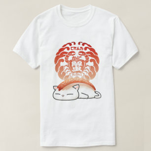 Kani Crab Sushi Cat  T-Shirt