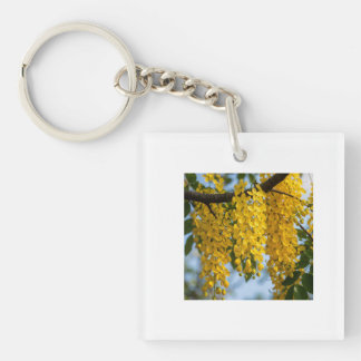 Kanikonna Golden Shower Tree Botanical Single Key Ring