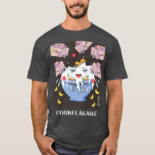 Kanji Anime Banana Milk Cornflakakke Japan naughty T-Shirt