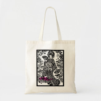Kanji Art: Oiran (Courtesan) of Edo Period Japan Tote Bag