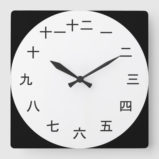 Kanji Clock 1-12 (Front)