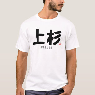 kanji family name - Uesugi T-Shirt