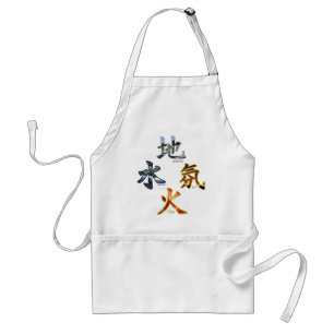 Kanji: Four Elements - Apron #2