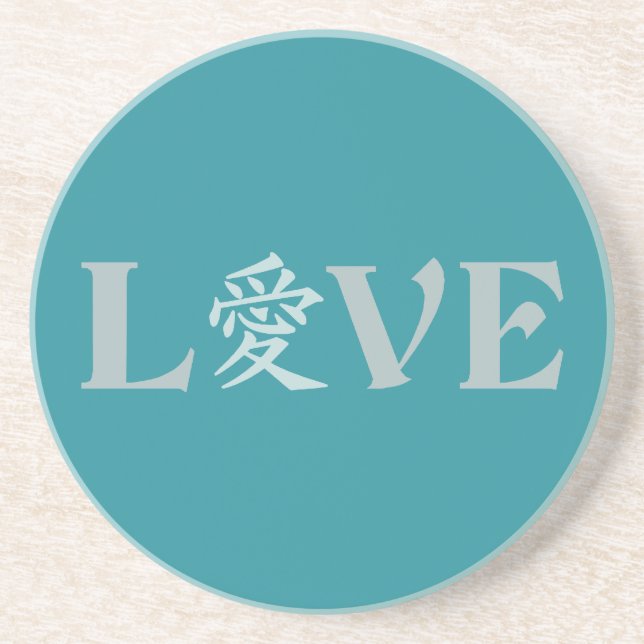 Kanji Love coaster (Front)