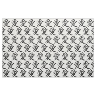 Kanji Love custom colour fabric
