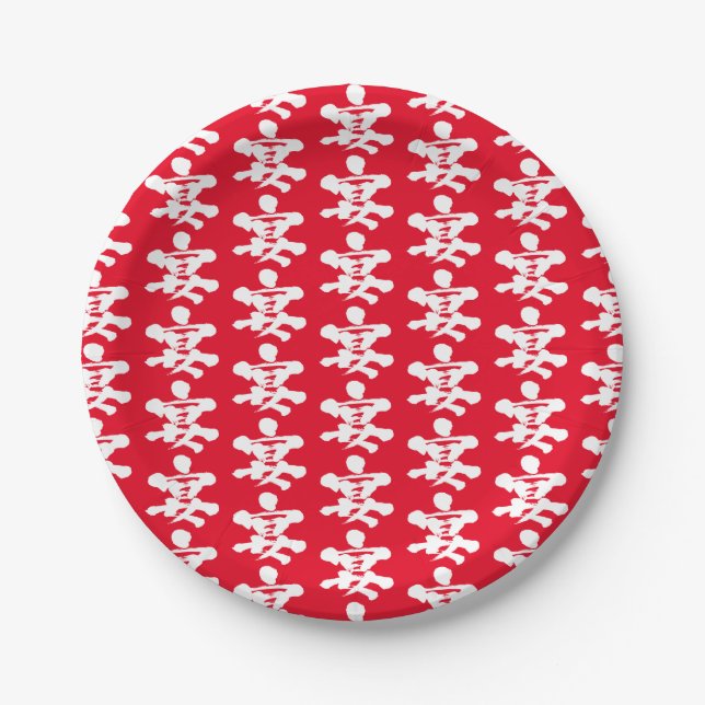[Kanji] party  Paper Plate (Front)