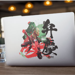 Kanji Samurai Benkei Sticker