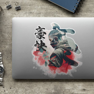 Kanji Samurai Goki Sticker