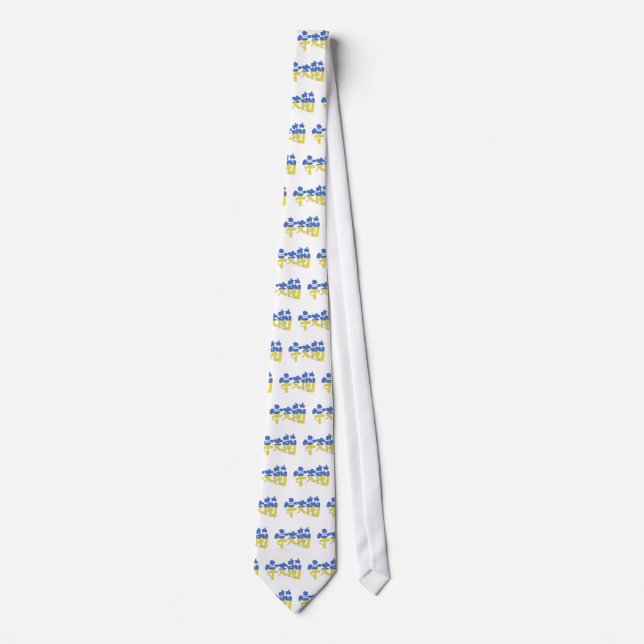 [Kanji] Ukraine Tie (Front)