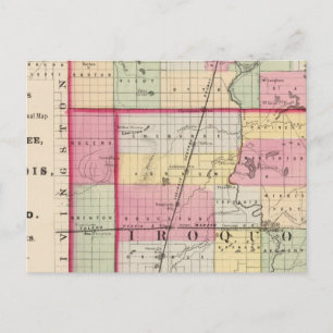 Kankakee, Iroquois, Ford counties Postcard