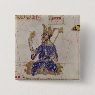 Kankou Mousa, King of Mali 15 Cm Square Badge