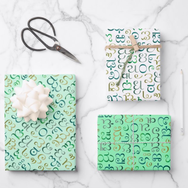 Kannada Wrapping Paper Sheet (Front)