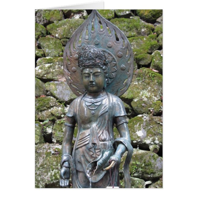 Kannon (Kwan Yin) statue on Mt. Kurama ~ (Front)