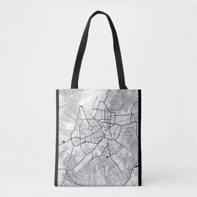 Kano Nigeria Map Tote Bag (Front)