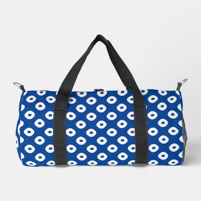 "Kanoko" Fawn Spot Pattern Duffle Bag (Front)