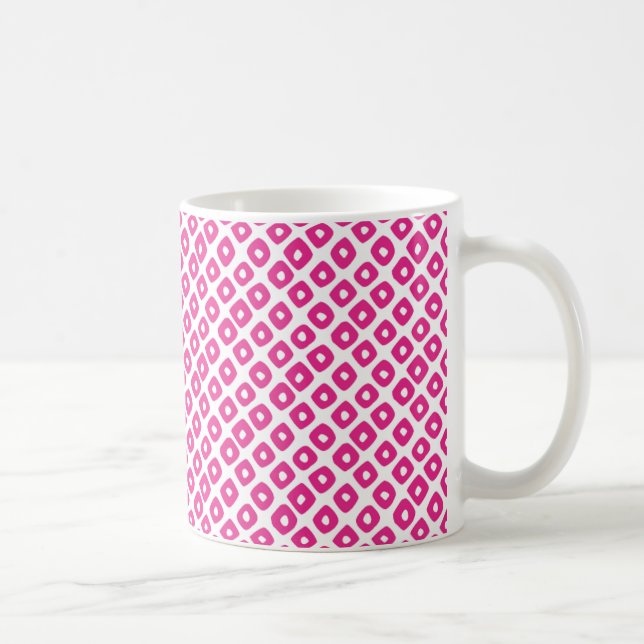 Kanoko [pink] - Japanese Traditional Pattern Coffee Mug (Right)