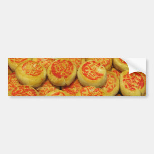 Kanom Pia ขนมเปี๊ยะ ~ Asian Sweets Desserts Food Bumper Sticker