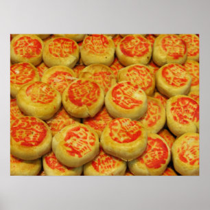 Kanom Pia ขนมเปี๊ยะ ~ Asian Sweets Desserts Food Poster
