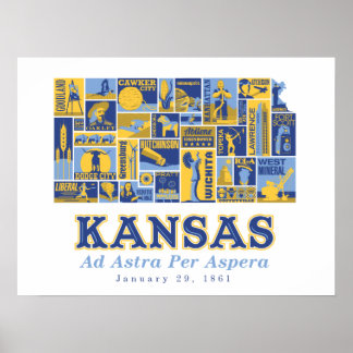 Kansas - Ad Astra Per Aspera - Poster