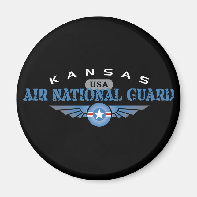 Kansas Air National Guard Magnet (Front)