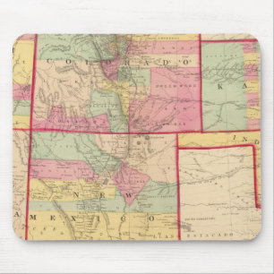 Kansas, and Arizona, Colorado, New Mexico, Utah Mouse Pad