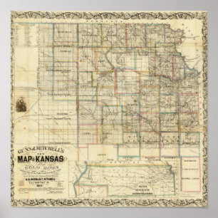 Kansas and The Gold Mines Poster
