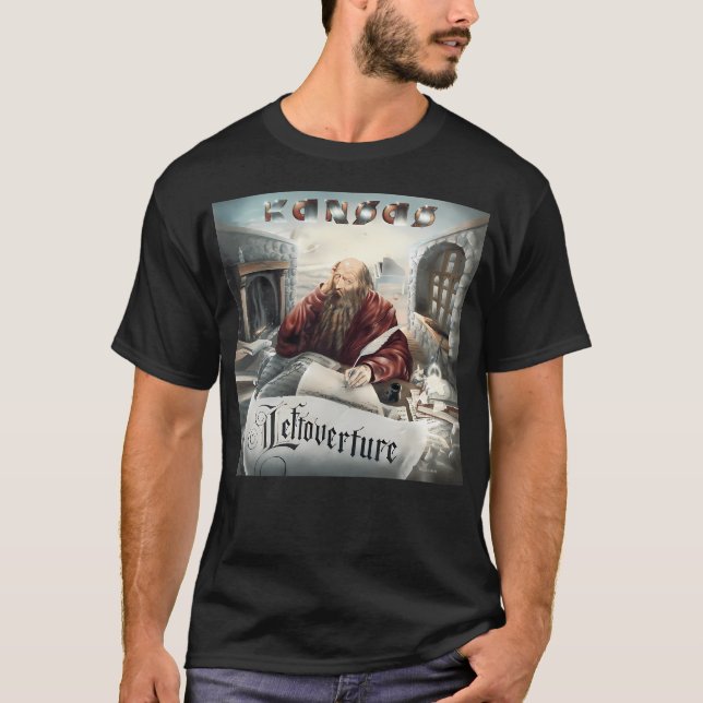 Kansas Band Leftoverture Orang Tua Nulis T-Shirt (Front)