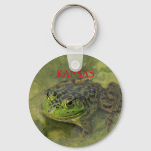 Kansas Bull Frog Key Ring