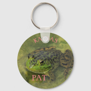 Kansas Bull Frog Keychain
