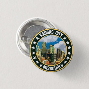 Kansas City 3 Cm Round Badge