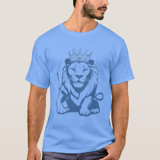 Kansas City Baseball King – Roaring Lion Crowned i T-Shirt