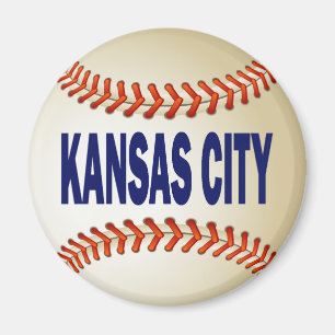 KANSAS CITY BASEBALL MAGNET