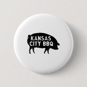 Kansas City Bbq _1 6 Cm Round Badge