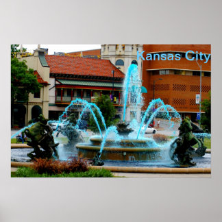 Kansas City Country Club Plaza Poster