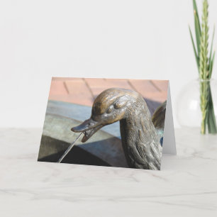 Kansas City Duck Fountain Details Card