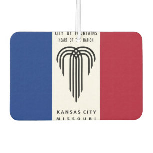 Kansas City flag Car Air Freshener