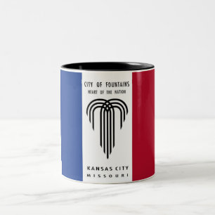 Kansas City flag Two-Tone Coffee Mug