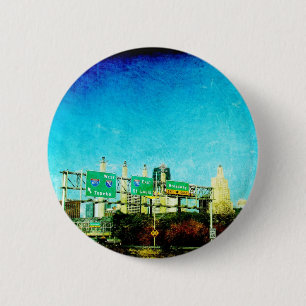 Kansas City Highway 6 Cm Round Badge