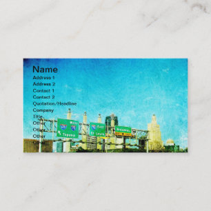 Kansas City Highway Business Card