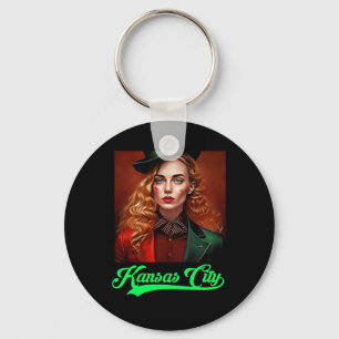 Kansas City Irish Parade Green Beer Barbecue Tailg Key Ring