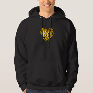 Kansas City Kc Heart Animal Style Retro Cheetah Lo Hoodie