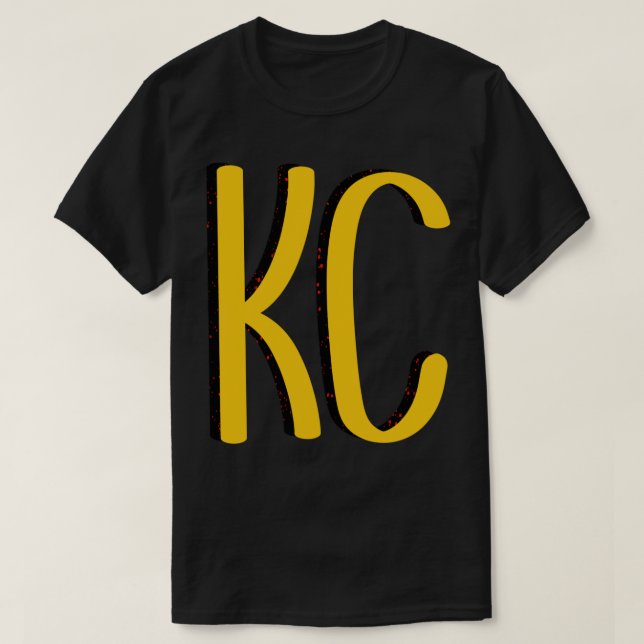 Kansas City KC red and yellow chiefs Missouri roya T-Shirt (Design Front)