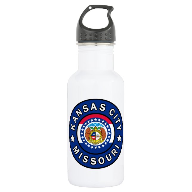 Kansas City Missouri 532 Ml Water Bottle (Front)